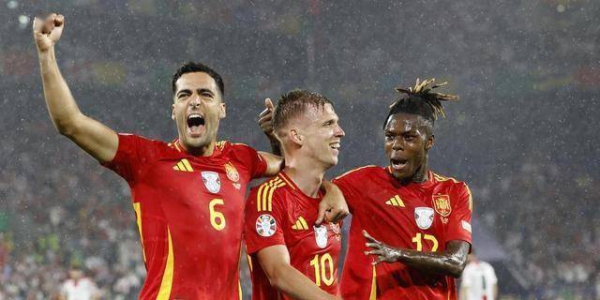 周六011世预赛：格鲁吉亚VS西班牙，铁桶阵难阻西班牙控场破局